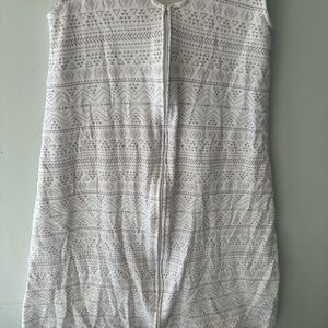 Geometric Patterned Sleeveless Dress